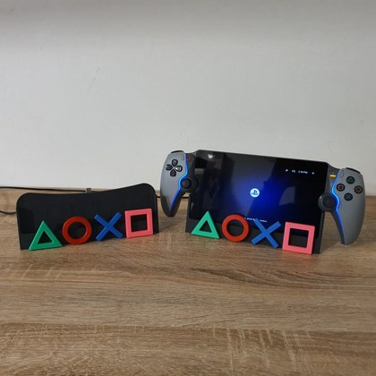 Stand PlayStation Portal + manette PS5 — symboles PlayStation — Gaming Accessoires